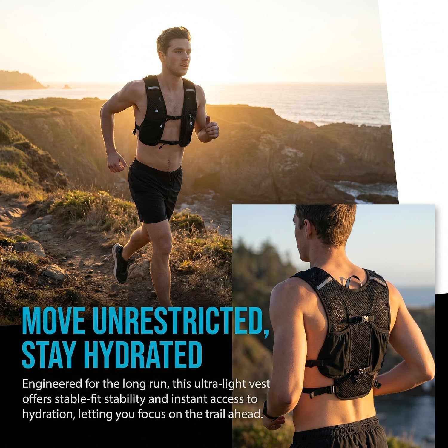Lightweight Hydration Running Vest