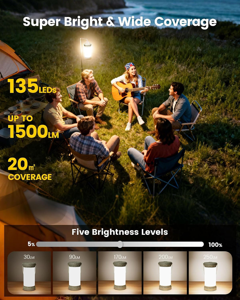 Rechargeable LED Camping Lantern