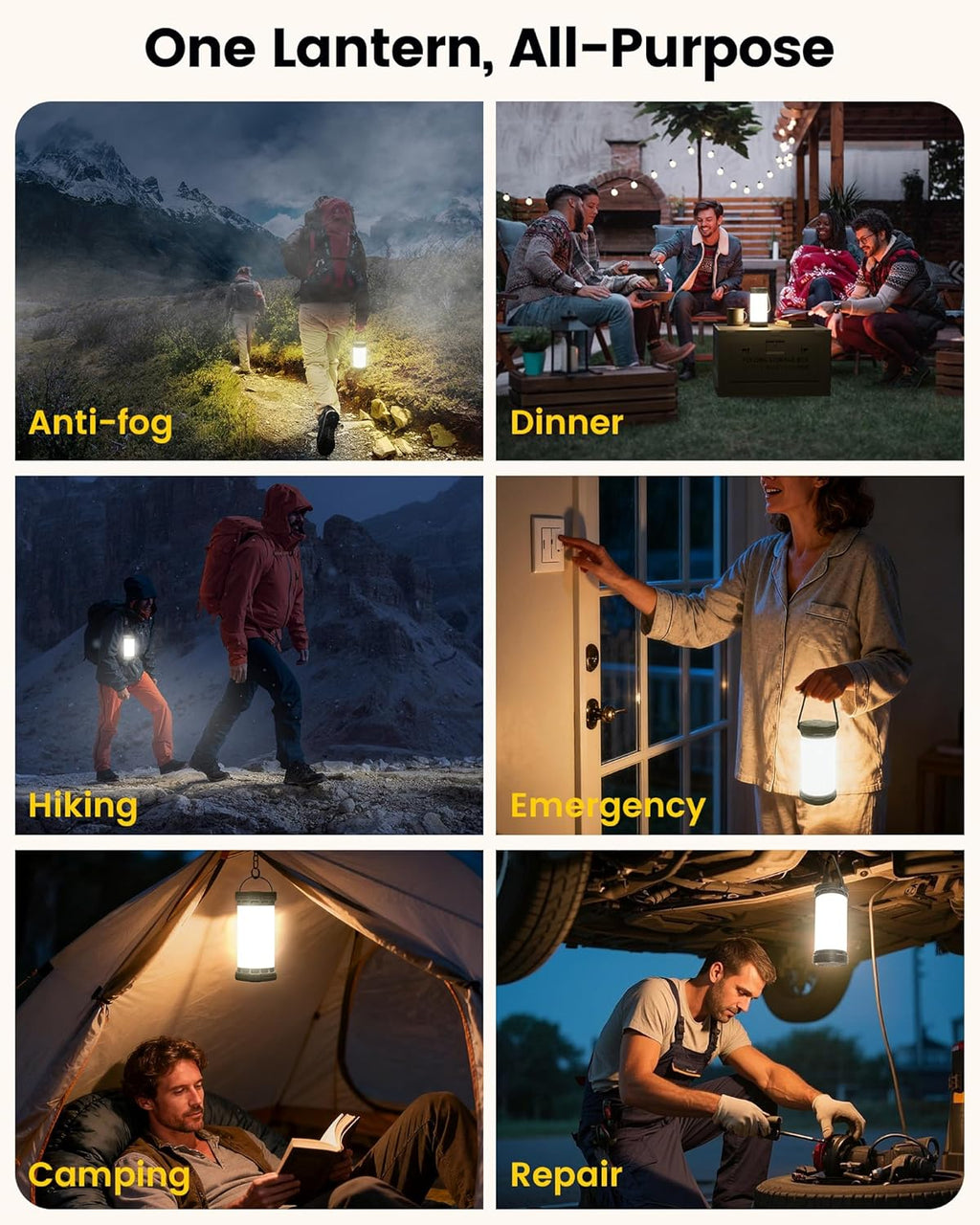 Rechargeable LED Camping Lantern
