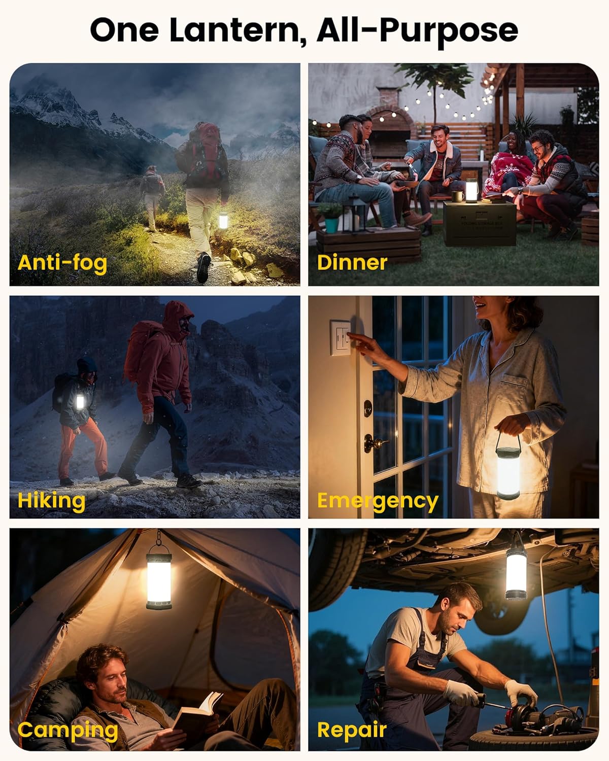 Rechargeable LED Camping Lantern